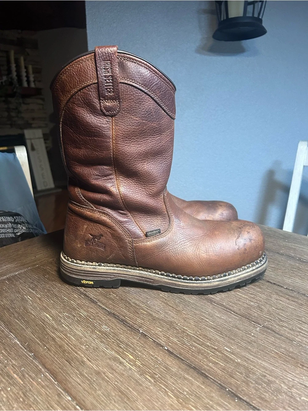 Irish Setter edgertone waterproof composite toe work boots size 11.5